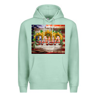 Seafoam patriotic yaya tumbler Premium Hoodie - BarkalooDesign