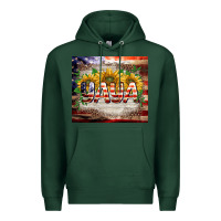 Sports Green patriotic yaya tumbler Premium Hoodie - BarkalooDesign