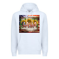 White patriotic yaya tumbler Premium Hoodie - BarkalooDesign