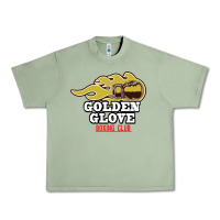 Oil Green Golden Glove Boxing Club, King of the Ring Outfit. Urban Heavy Tee - linhVisuals