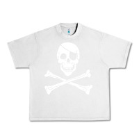 Lunar Rock skull crossbones Urban Heavy Tee - linhVisuals