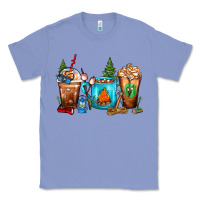 Colony Blue Camping Coffee Cups Classic Tee - FaDigitalArtStudio