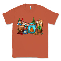 Copper Camping Coffee Cups Classic Tee - FaDigitalArtStudio