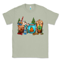 Matcha Camping Coffee Cups Classic Tee - FaDigitalArtStudio