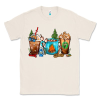 Natural Camping Coffee Cups Classic Tee - FaDigitalArtStudio