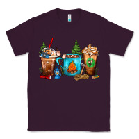 Plum Camping Coffee Cups Classic Tee - FaDigitalArtStudio