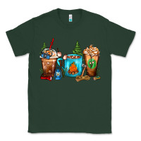Sports Green Camping Coffee Cups Classic Tee - FaDigitalArtStudio