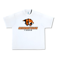 White georgetown college tiger Urban Heavy Tee - linhVisuals