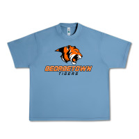 Pebble Blue georgetown college tiger Urban Heavy Tee - linhVisuals