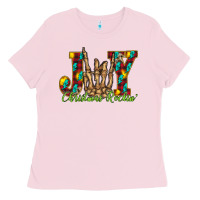 Bubblegum Pink joy Christmas Rockin Ladies Tee - CowhideDigitalArt