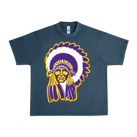 Midnight Navy haskell indian Urban Heavy Tee - linhVisuals