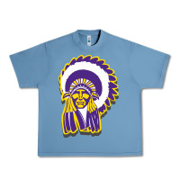 Pebble Blue haskell indian Urban Heavy Tee - linhVisuals