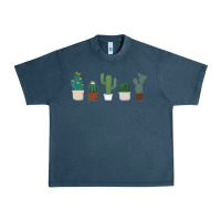 Midnight Navy cute plant Urban Heavy Tee - linhVisuals