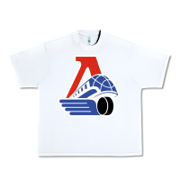 White lokomotiv yaroslavl Urban Heavy Tee - linhVisuals