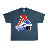 Midnight Navy lokomotiv yaroslavl Urban Heavy Tee - linhVisuals