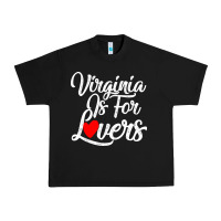 Black virginia is for lovers Urban Heavy Tee - linhVisuals