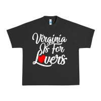 Pigment Black virginia is for lovers Urban Heavy Tee - linhVisuals