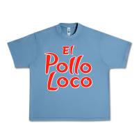 Pebble Blue El Pollo Loco Urban Heavy Tee - linhVisuals