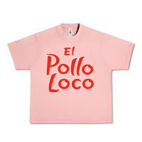 Salmon El Pollo Loco Urban Heavy Tee - linhVisuals