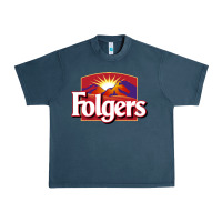 Midnight Navy Folgers Urban Heavy Tee - linhVisuals