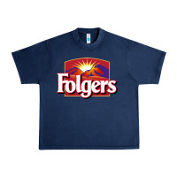 Navy Folgers Urban Heavy Tee - linhVisuals