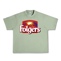 Oil Green Folgers Urban Heavy Tee - linhVisuals