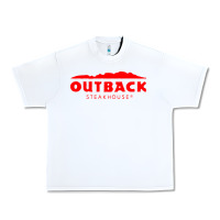 White outback steakhouse Urban Heavy Tee - linhVisuals