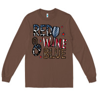 Chestnut red wine blue Long Sleeve Tee - CowhideDigitalArt