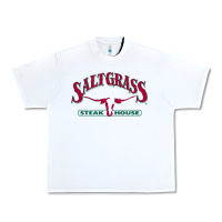 White saltgrass steakhouse Urban Heavy Tee - linhVisuals
