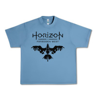 Pebble Blue HORIZON FORBIDDEN WEST Urban Heavy Tee - linhVisuals