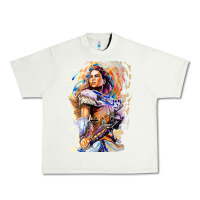 Pistachio ALOY - HORIZON FORBIDDEN WEST Urban Heavy Tee - linhVisuals