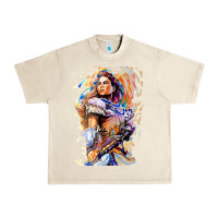 Sandshell ALOY - HORIZON FORBIDDEN WEST Urban Heavy Tee - linhVisuals