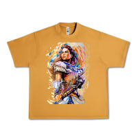 Peanut Butter ALOY - HORIZON FORBIDDEN WEST Urban Heavy Tee - linhVisuals