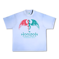 Grape Ice HORIZON FORBIDDEN WEST Urban Heavy Tee - linhVisuals