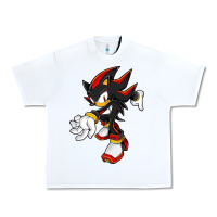 White Shadow The Hedgehog Urban Heavy Tee - linhVisuals