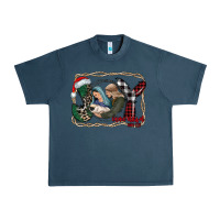 Midnight Navy joy Christmas Urban Heavy Tee - CowhideDigitalArt
