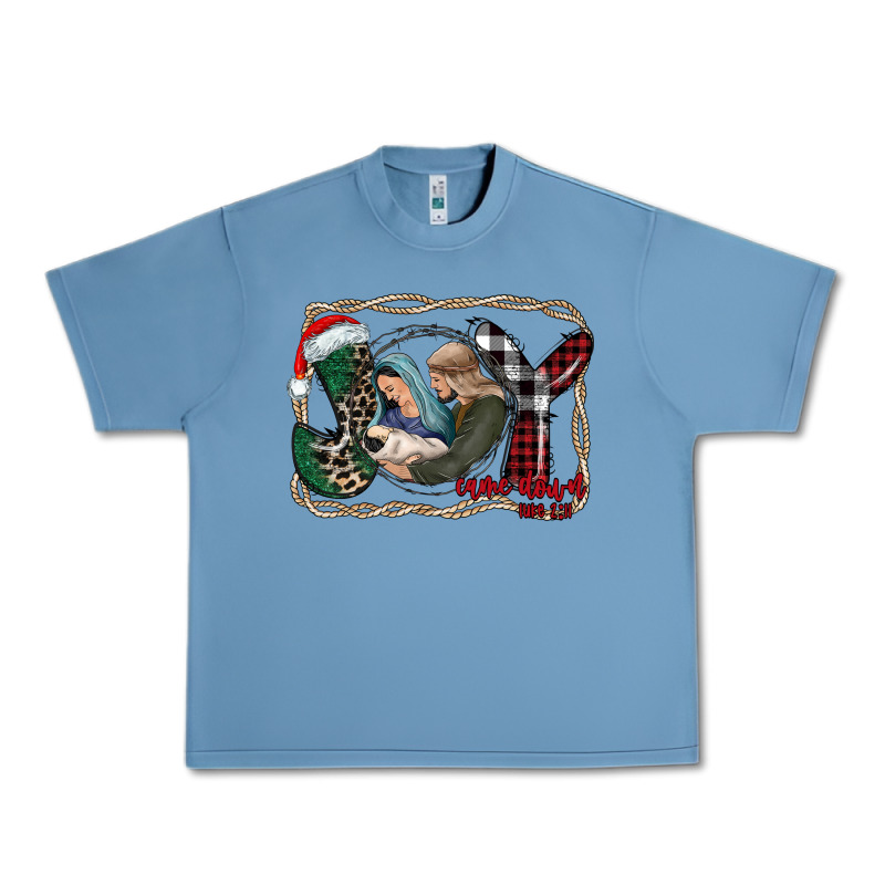 Joy Christmas Urban Heavy Tee by CowhideDigitalArt | Teevron