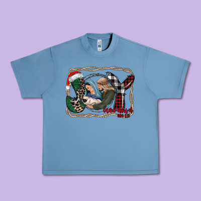 Joy Christmas Urban Heavy Tee Designed By Cowhidedigitalart