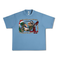 Pebble Blue joy Christmas Urban Heavy Tee - CowhideDigitalArt