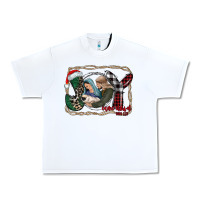 White joy Christmas Urban Heavy Tee - CowhideDigitalArt