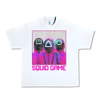 White spoky squids games Urban Heavy Tee - linhVisuals