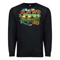 Black south Dakota State Map Premium Sweatshirt - RanaPortraitStore