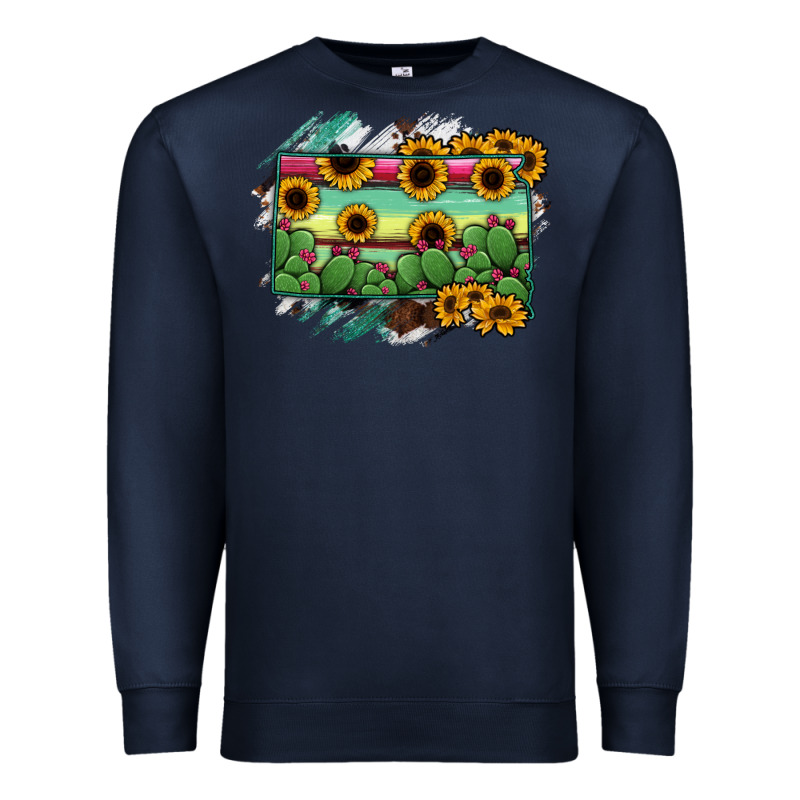 South Dakota State Map Premium Sweatshirt by RanaPortraitStore | Teevron