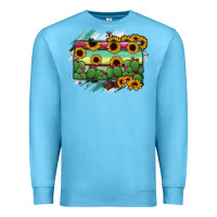 Ocean Blue south Dakota State Map Premium Sweatshirt - RanaPortraitStore