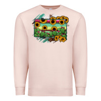 Pale Pink south Dakota State Map Premium Sweatshirt - RanaPortraitStore