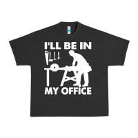 Pigment Black i'll be in my office carpenter woodworking Urban Heavy Tee - linhVisuals
