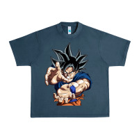 Midnight Navy goku utra instinct Urban Heavy Tee - linhVisuals
