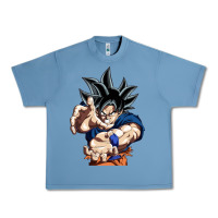 Pebble Blue goku utra instinct Urban Heavy Tee - linhVisuals