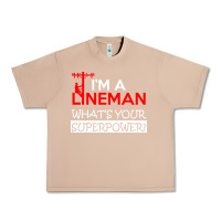 Burro im a lineman whats your superpower Urban Heavy Tee - linhVisuals