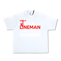 White im a lineman whats your superpower Urban Heavy Tee - linhVisuals